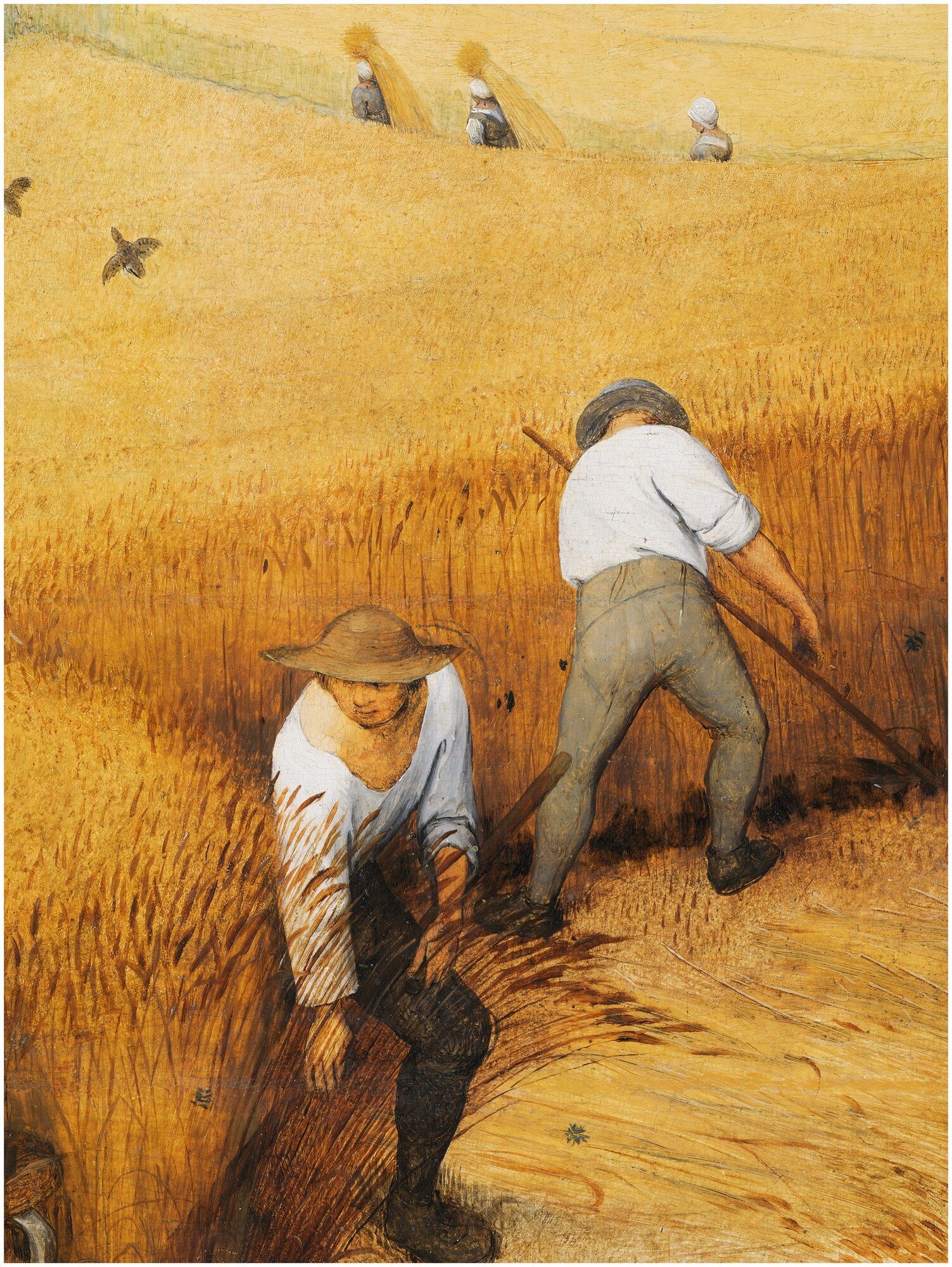 Брейгель жатва картина