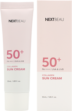 NEXTBEAU Крем солнцезащитный с коллагеном омолаживающий - Collagen sun cream SPF 50+ PA++++, 55мл