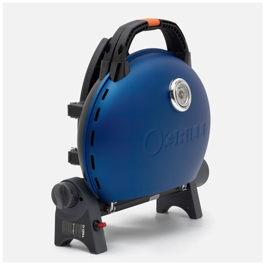 Газовый гриль O-Grill500M black-blue + адаптер тип А + сумка в подарок - фотография № 2