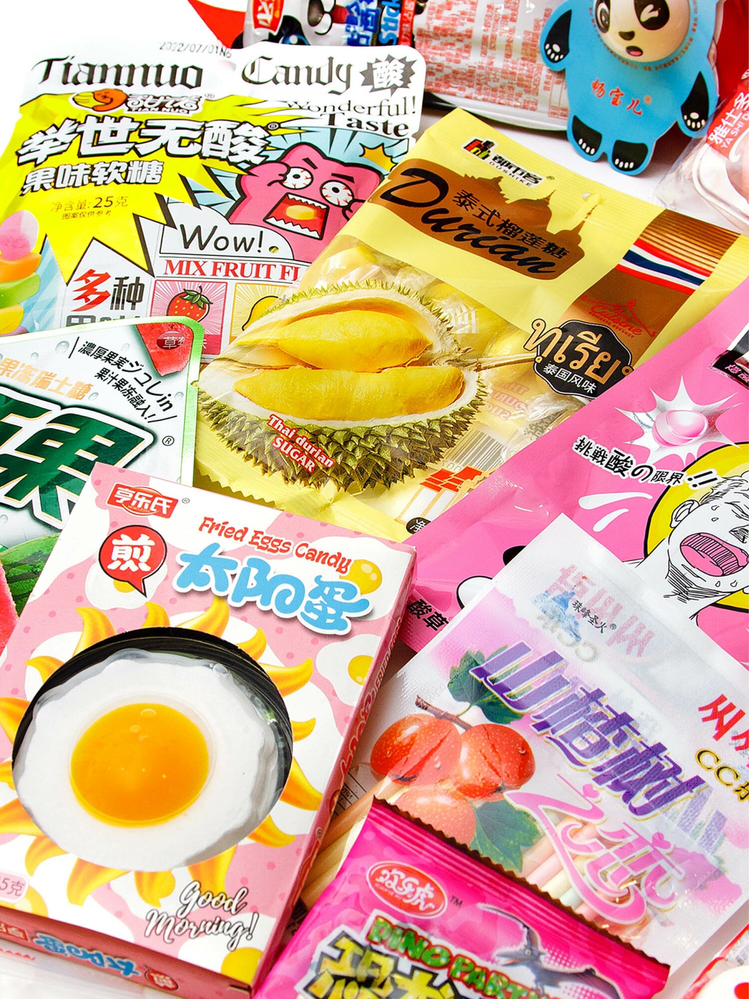 Подарочный набор из 14-и Азиатских сладостей Яркий Вкусный Сюрприз, подарок на день рождения - фотография № 3