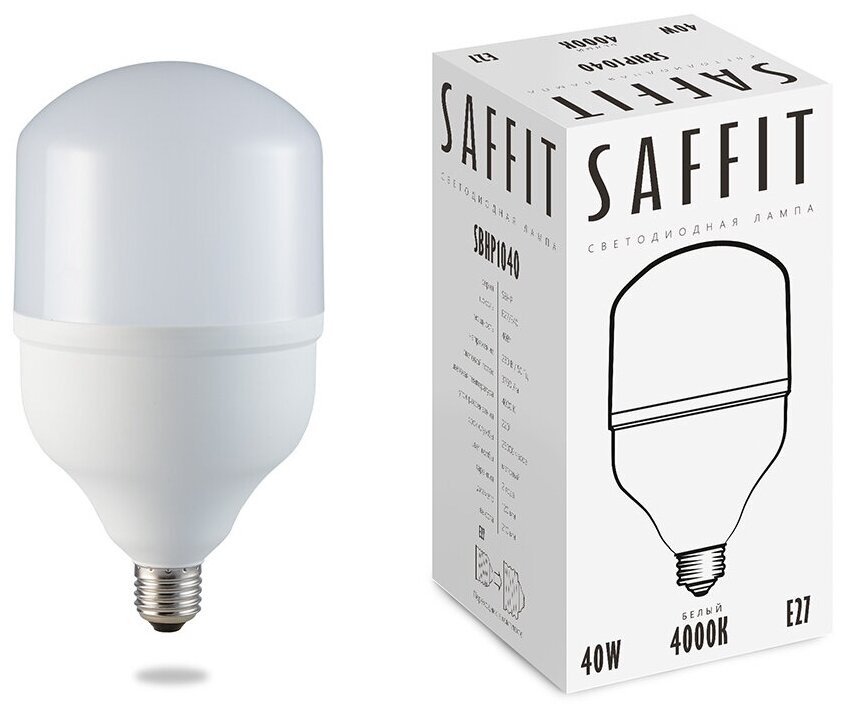 Лампа светодиодная LED 40вт E27 белый | код. 55092 | FERON (10шт. в упак.)