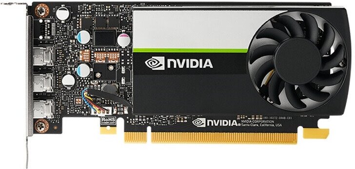 Nvidia Quadro T400 4GB GDDR6 64-bit; 3 x mDP 1.4; RTL box (incl: vga, 3xmDP->DP, FH + low profile planks, docs)