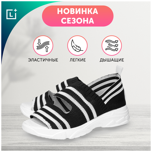 фото Босоножки leomax, размер 41, черный