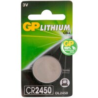 Батарейка GP Lithium Cell CR2450, в упаковке: 1 шт.