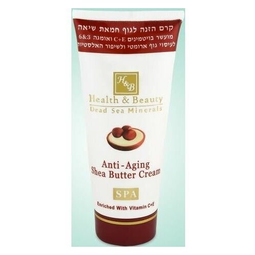 Крем Health & Beauty Cream Anti-Aging Shea Butter, 180 мл увлажняющий крем против акне с маслом дерева ши