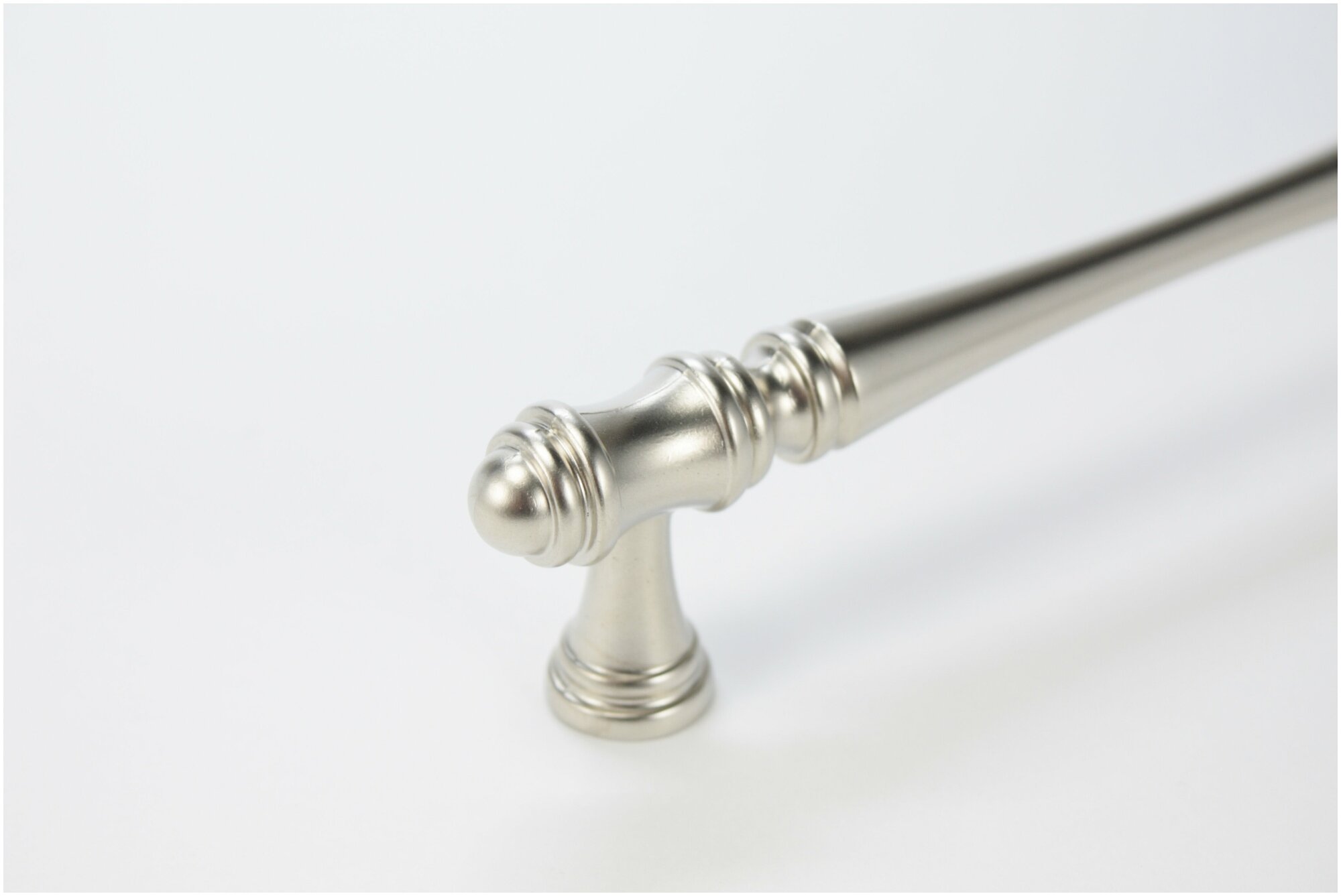 Ручка мебельная скоба Белладжио 128мм ROBERTO MARELLA Матовый никель - фотография № 5