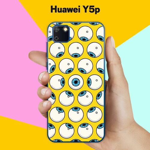 Силиконовый чехол на Huawei Y5p Глаза / для Хуавей У5п силиконовый чехол глаза и губы на huawei y5p