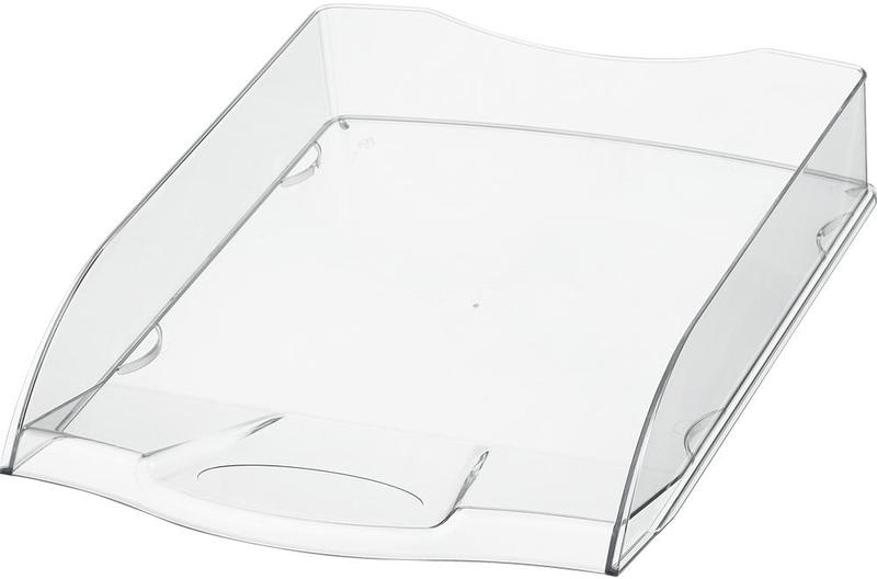 Лоток для бумаг горизонтальный Attache прозрачный (4 штуки в упаковке), 1271096