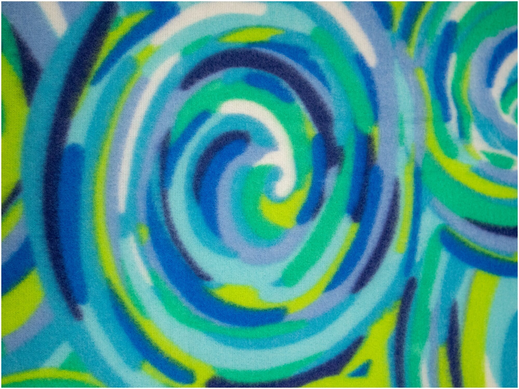 Плед-покрывало БельВита "Акварель", флис, мультиколор, 130x170см — фото 1