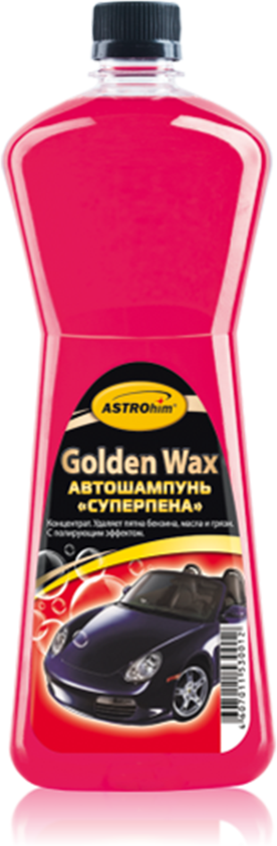 Автошампунь ASTROHIM Golden Wax Суперпена 1 л AC310