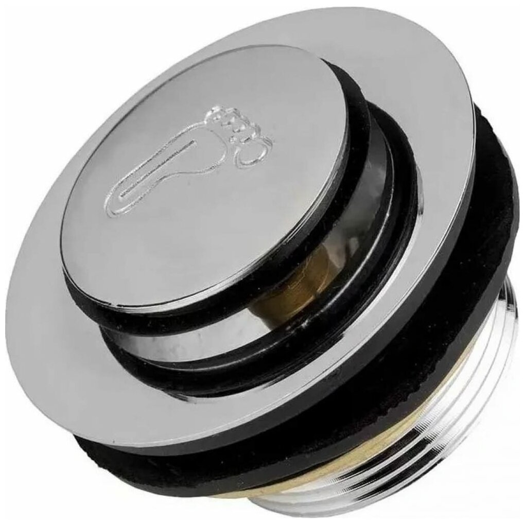 фото Донный клапан для ванны и душевой кабины OUTE из латуни с хромовым покрытием