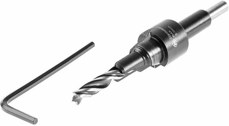 Сверло под конфирмат Hammer Flex 202-274 DR WD DBL FLUTE 5мм*50мм зенкер 11мм евровинт 7мм