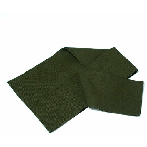 Кромка трикотажная (подвяз), большая, цвет зеленый защитный, 128-037