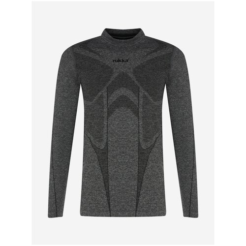 фото Термобелье верх мужское rukka tohari, s,черный меланж