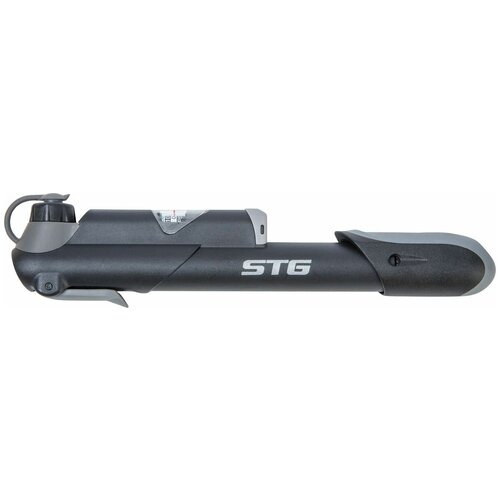 Ручной велонасос STG GP-41, сталь, черный