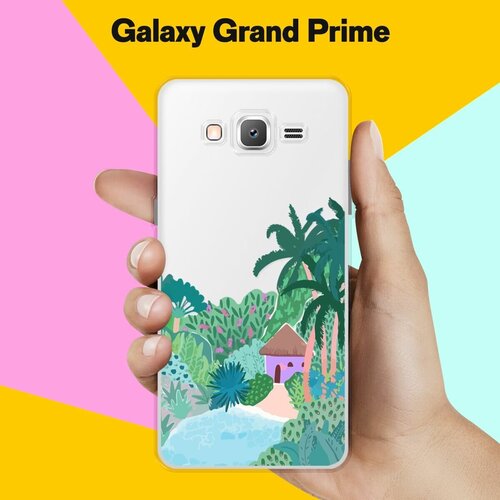 Силиконовый чехол на Samsung Galaxy Grand Prime Домик / для Самсунг Галакси Гранд Прайм