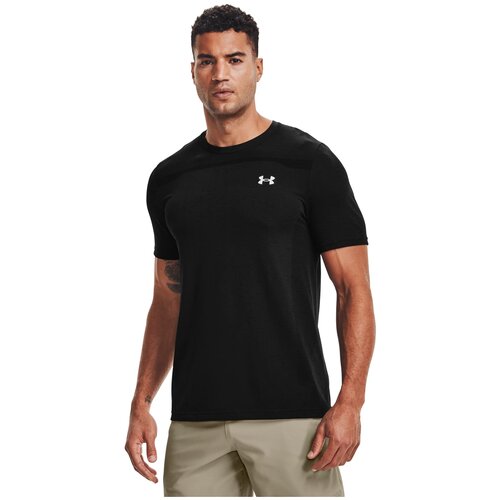 фото Футболка under armour seamless ss tee черный sm 1361131-001