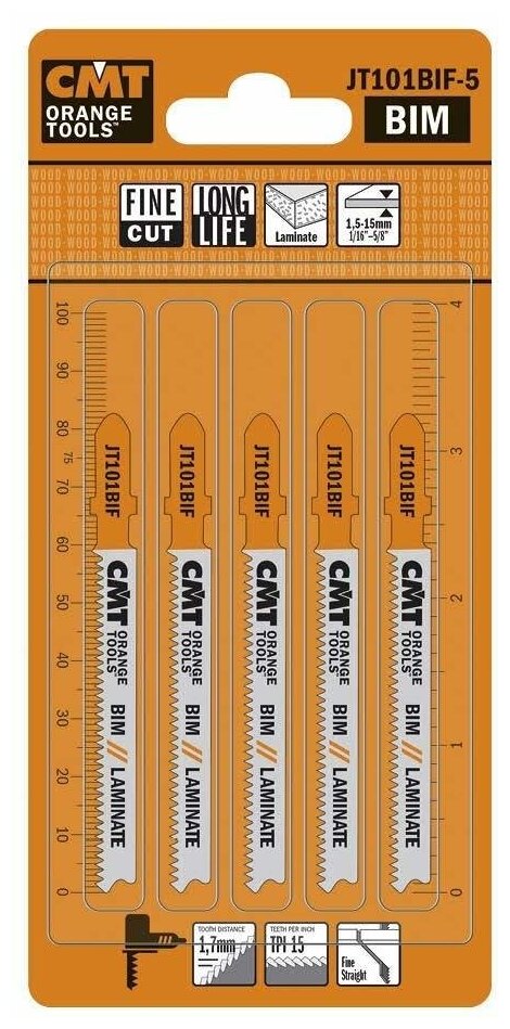 Пилка для электролобзика CMT JT101BIF-5