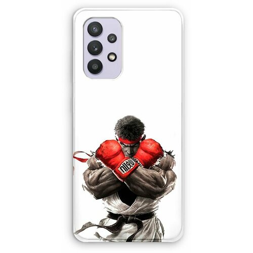 Силиконовый чехол на Samsung Galaxy A52 "Street Fighter Рю"