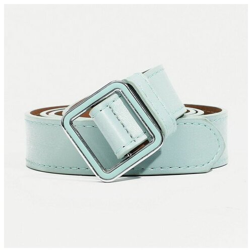 фото Ремень сима-ленд, размер 105, бирюзовый сима-лэнд