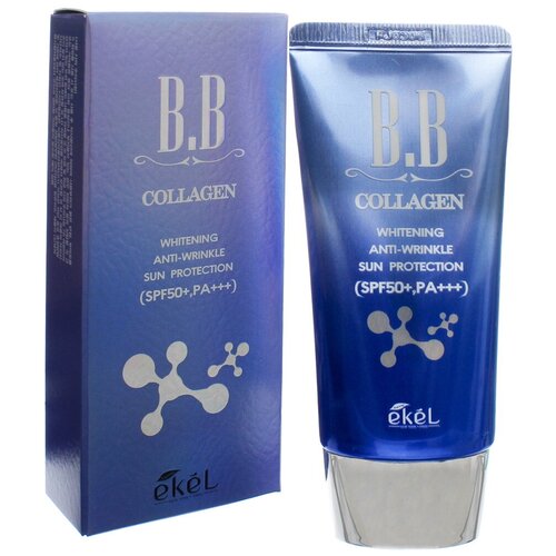 EKEL BB крем коллаген Collagen BB Cream SPF50/PA+++, 50 мл