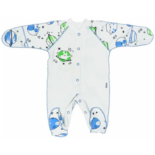 фото Комбинезон папитто, размер 62, голубой