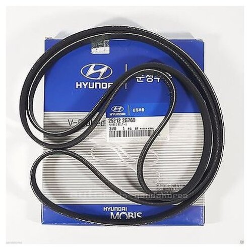 фото Ремень ручейковый (производитель: hyundai-kia 25212-2g760) hyundai/kia