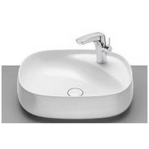 CeramaLux N 72442 Раковина накладная на столешницу 59*46 см (белый) керамическая раковина для ванной ceramalux 72442 белый