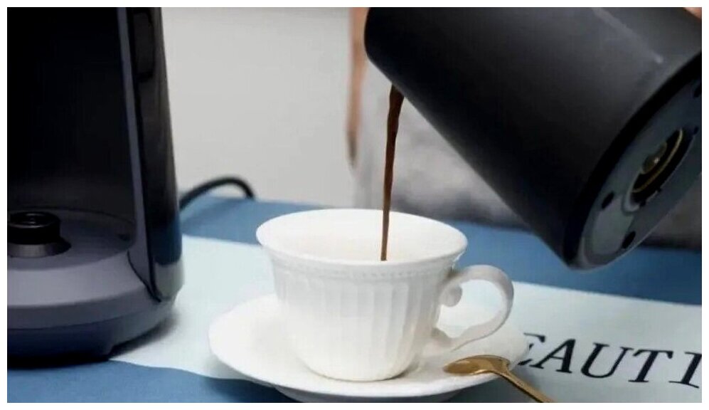Автоматическая кофемашинаTURKISH COFFEE /SK-0136/250 мл/550 Вт/кофе по-турецки/кнопка запуска с сенсорным экраном/черный - фотография № 4