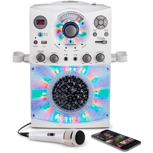   Singing Machine    LED Disco   