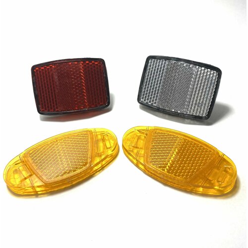 Комплект катафотов, 4шт. (передний + задний + два для спиц)