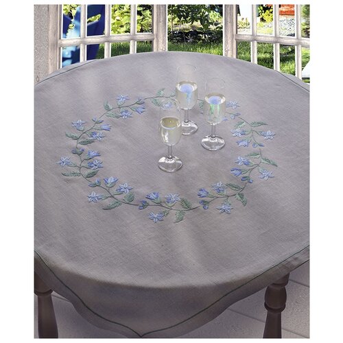 фото Набор для вышивания anchor: скатерть bluebell tablecloth 91*91см, mez венгрия, 9240000-02330