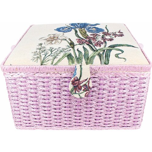 Gamma SBJ-004 шкатулка для швейных принадлежностей 315 х 315 х 19 см Букет ирис и нарцисс 14656₽