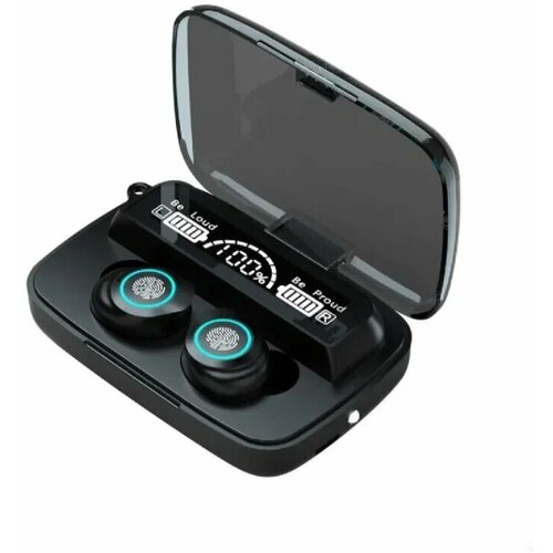 Беспроводные наушники WIRELESS MILLIANT Гарнитура m10 Bluetooth со встроенным повербанком Черный 78900₽