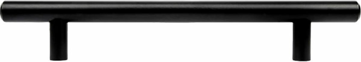 Ручка-рейлинг мебельная D12х160-220мм, сталь/черный матовый - фотография № 6