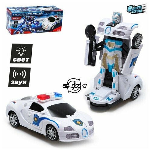 Робот Полицейский , трансформируется, световые и звуковые эффекты
