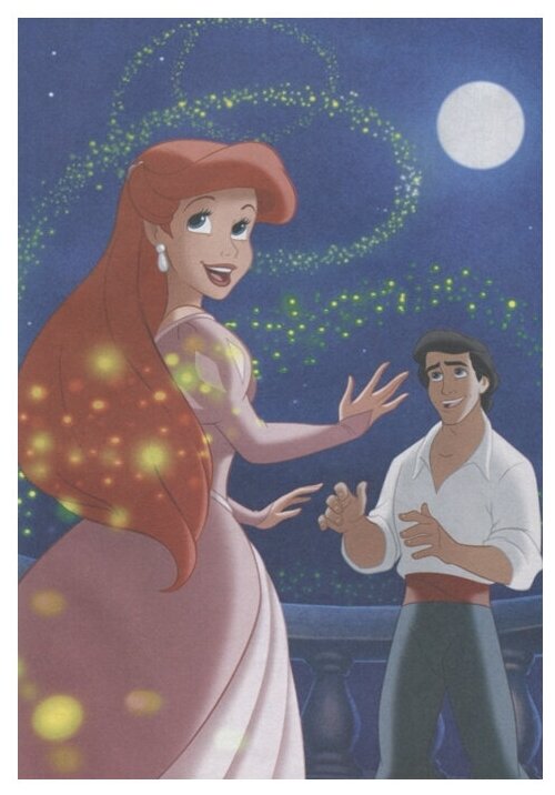 Ариэль и летний звездопад. Аврора и крошка зайчонок. Принцессы Disney - фото №3