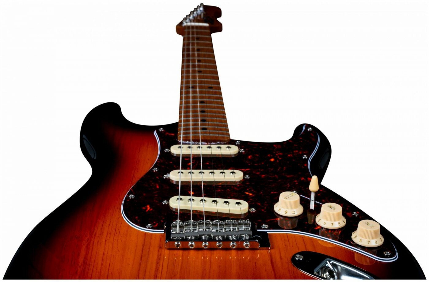 JET JS-300 SB электрогитара, Stratocaster, корпус липа, 22 лада, SSS, tremolo, цвет SB