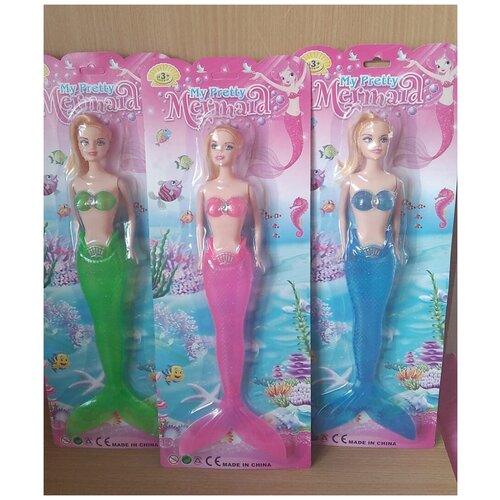 Кукла русалка с светящимся хвостом