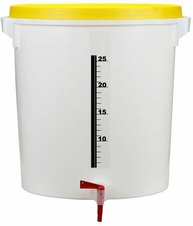 Емкость для брожения (ферментатор) с краном и крышкой 32 л, полиэтилен
