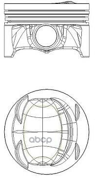 Поршень Комплект(С Кольцами) Std Vag Octavia/Rapid/Golf 6/Jetta/Caxa NURAL арт. 87-429900-00