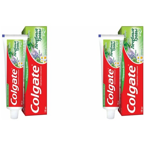 Colgate Паста зубная Лечебные травы, 2 уп x 100 мл /