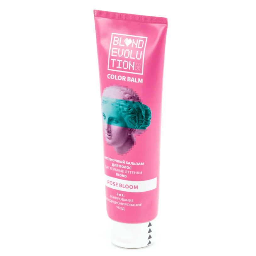 Бальзам для волос Тоника Rose Bloom пыльно-розовый 125мл Клевер - фото №3