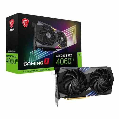 Видеокарта MSI NVIDIA GeForce RTX 4060 Ti GAMING 16GB 64790₽