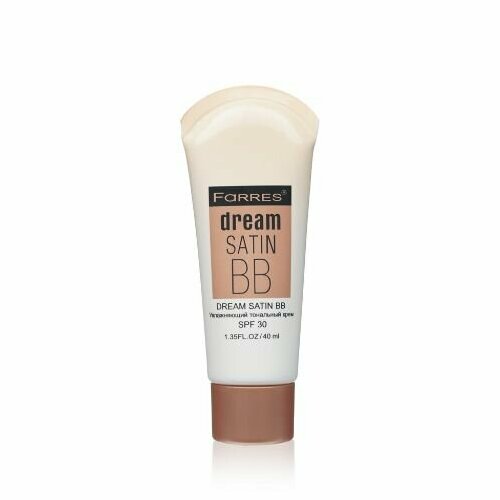 Farres cosmetics Тональный крем Dream Satin BB, тон 102 Светло-розовый, увлажняющий, SPF 30