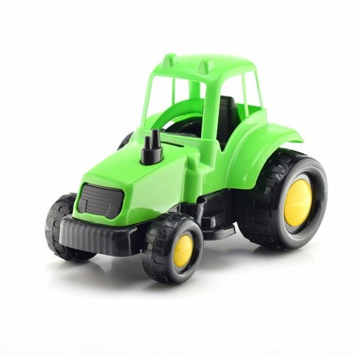 Трактор TOY MIX Пластмассовый, зелено-черный, 26х20х17 см (BTG-010) машины toy mix танк 35 см btg 059