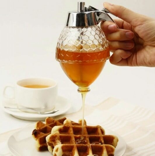 фото Диспенсер банка для меда, 200 мл