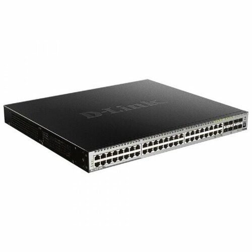 D-Link SMB Сетевое оборудование D-Link DGS-3630-52PCA2ASI PROJ Управляемый L3 PoE-коммутатор стек 44x1000Base-T 4x10GBase-X SFP 4xCombo 1000Base-TSFP ПО SI 292160₽