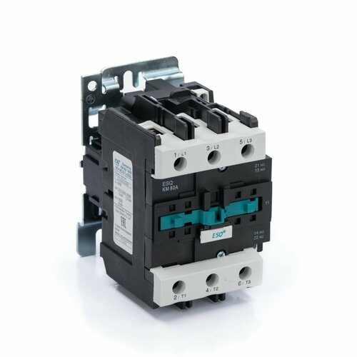 Магнитный контактор ESQ КМ 80А 380В 50 Гц 1NO1NC 4736₽