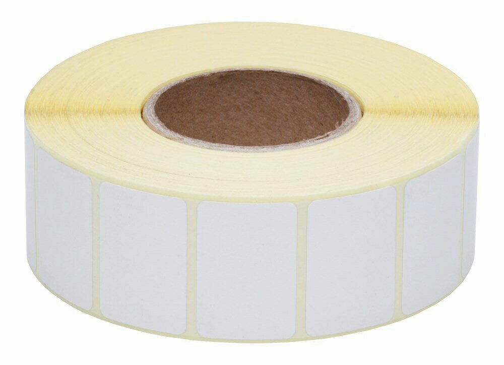 Термоэтикетки Cactus Eco CS-TE30201800 сегм:30x20мм самоклей. д. вн. рул.92мм д. вт.40мм 1800шт/рул белый